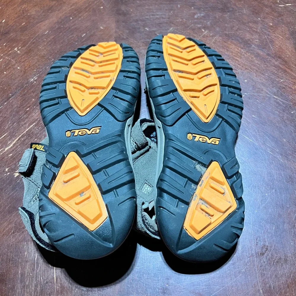 Teva Mens Hudson Sandals Bungee Cord Brown Suede Hiking Sport 1002433 Size 10